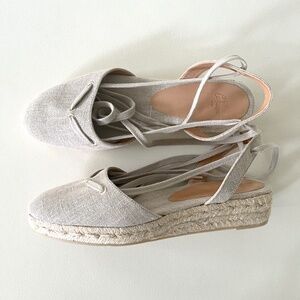 Castañer Espadrilles Linen Sandal • Size 9 • NEW